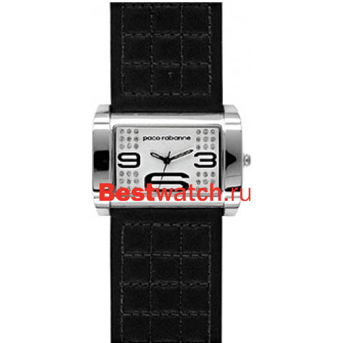 Часы Paco Rabanne Lady Leather Rectangular PRD655S_FA